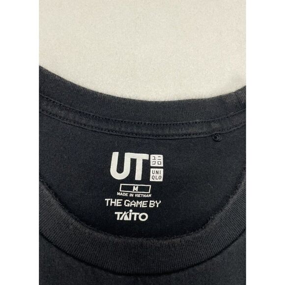 Uniqlo The Game By Taito Pocket T-shirt Men Medium Black Short Sleeve - Picture 4 of 5